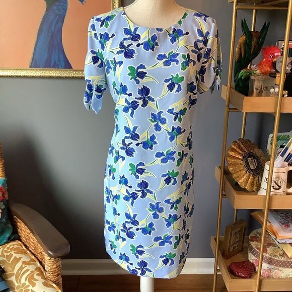 Banana Republic Floral Sheath Dress 🪻🫐🌼 - Picture 1 of 5
